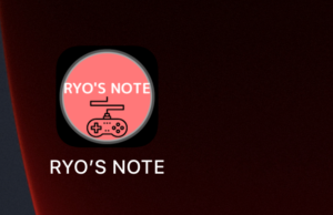 RYO'S NOTE ホーム画面に追加